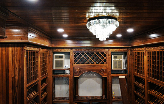廣州從化億（yì）城（chéng）泉說私人（rén）別墅酒窖效果圖與酒（jiǔ）窖空（kōng）調設計