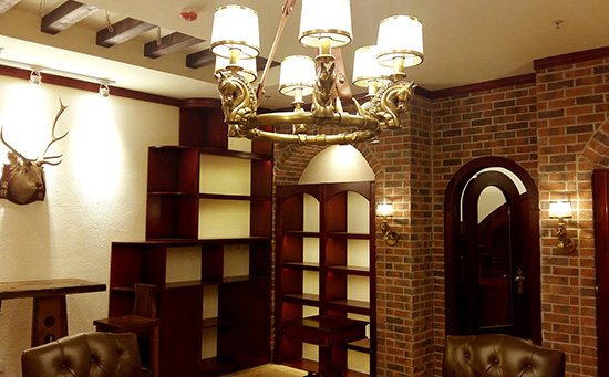 深圳曦城私人別墅酒窖設（shè）計效果圖及（jí）工程完（wán）工圖片