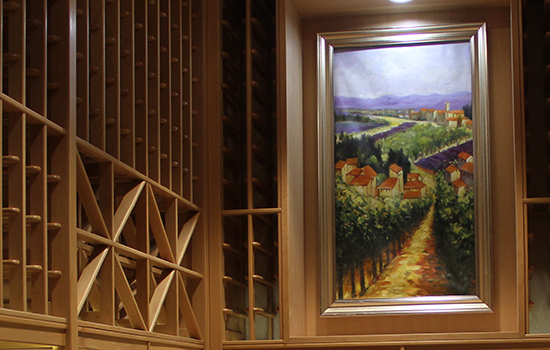 東莞（wǎn）湖景一號私人別墅酒窖設計方案效果（guǒ）圖與完成後圖（tú）片