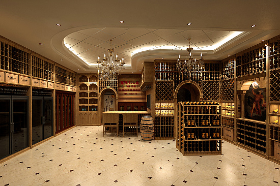 長沙梅（méi）溪（xī）湖壹號別墅酒（jiǔ）窖設計方案圖片