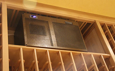 酒窖恒（héng）溫恒濕機安裝圖片